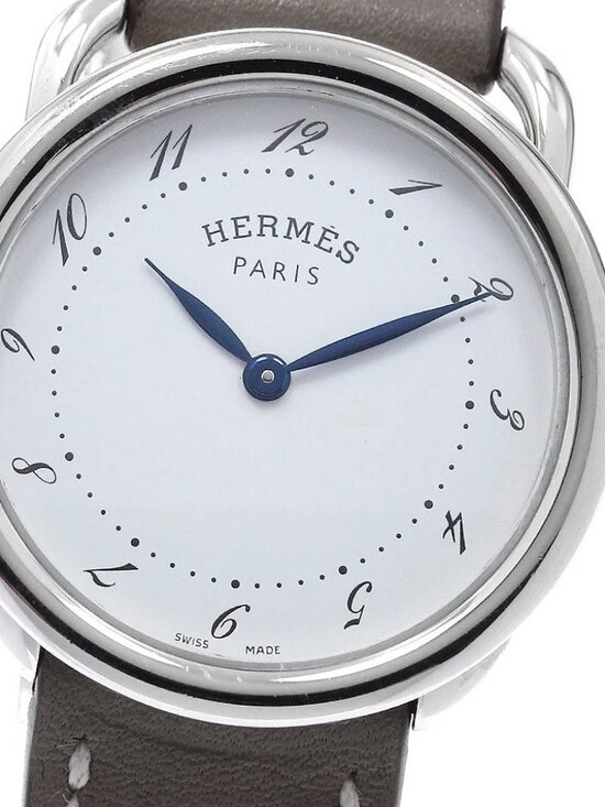 HERMES Arceau AR5.210a White Dial Quartz Ladies Watch_955558 main image 7